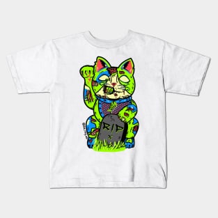 Zombie Neko Kids T-Shirt
